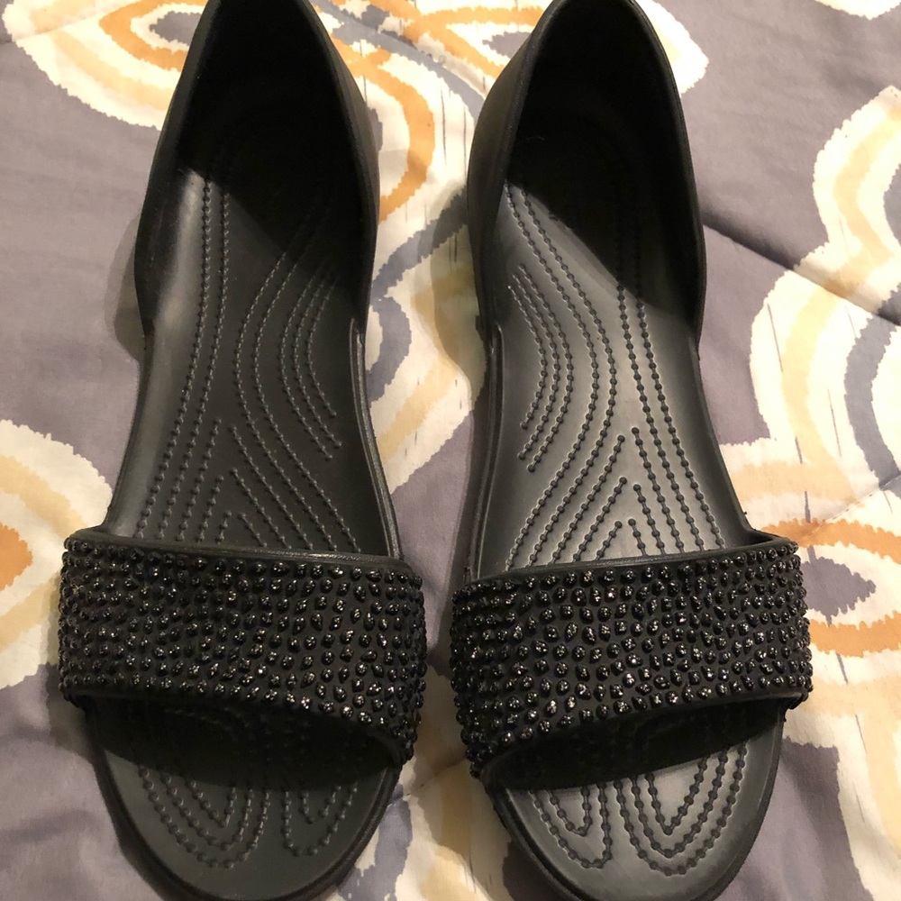 Women’s Embellished Crocs Sandals (Sz. 11)